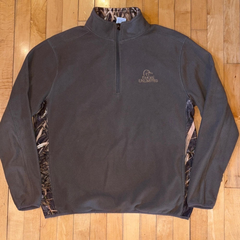 Gray Ducks Unlimited Quarter-Zip Pullover